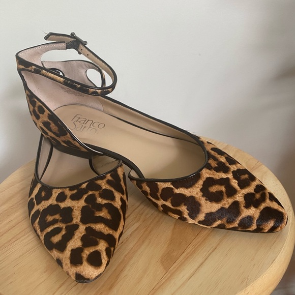 franco sarto leopard shoes